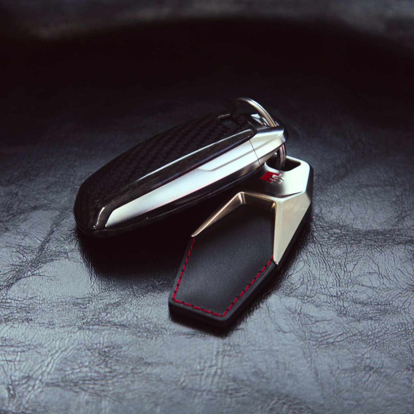 AUDI C8 CARBON FIBER KEY COVER