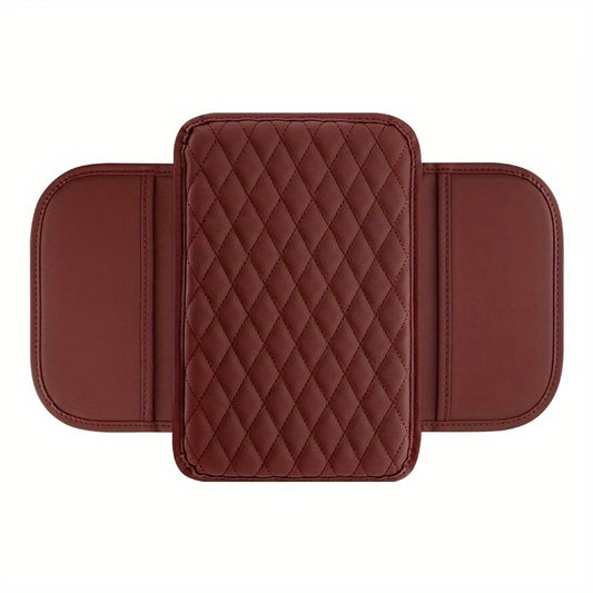 PREMIUM PU LEATHER CAR ARMREST ORGANIZER