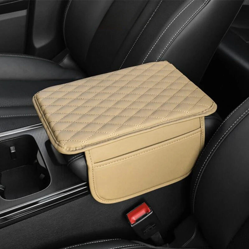 PREMIUM PU LEATHER CAR ARMREST ORGANIZER