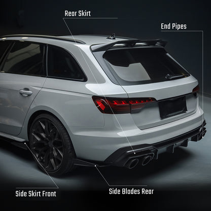 AERODYNAMICS BODYKIT UPGRADE FOR B9.5 AUDI A4/S4(incl.Avant)