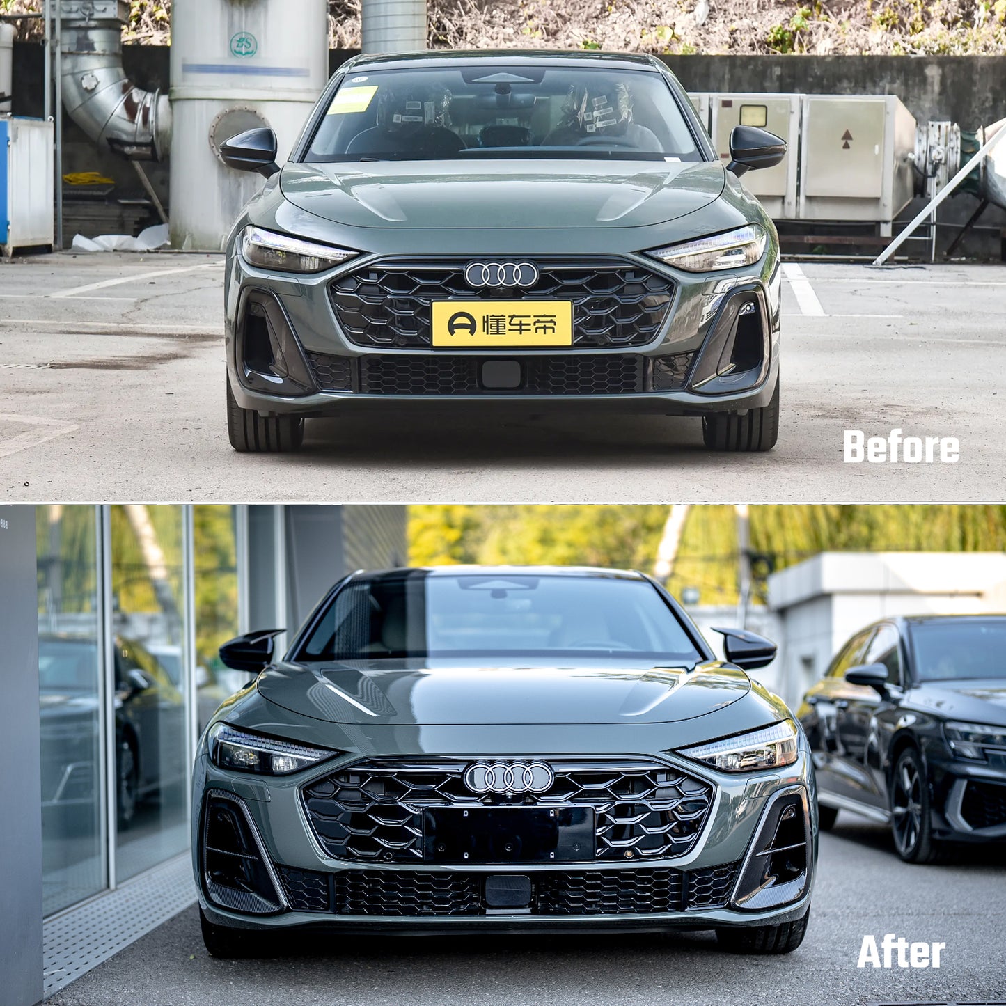 AIR INLET COVERS FOR B10 NEW AUDI A5/S5