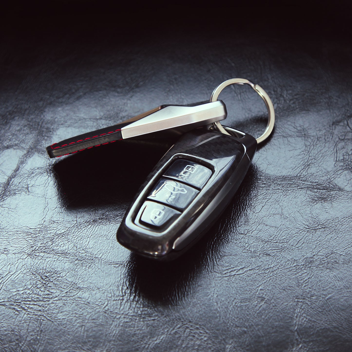 AUDI C8 CARBON FIBER KEY COVER