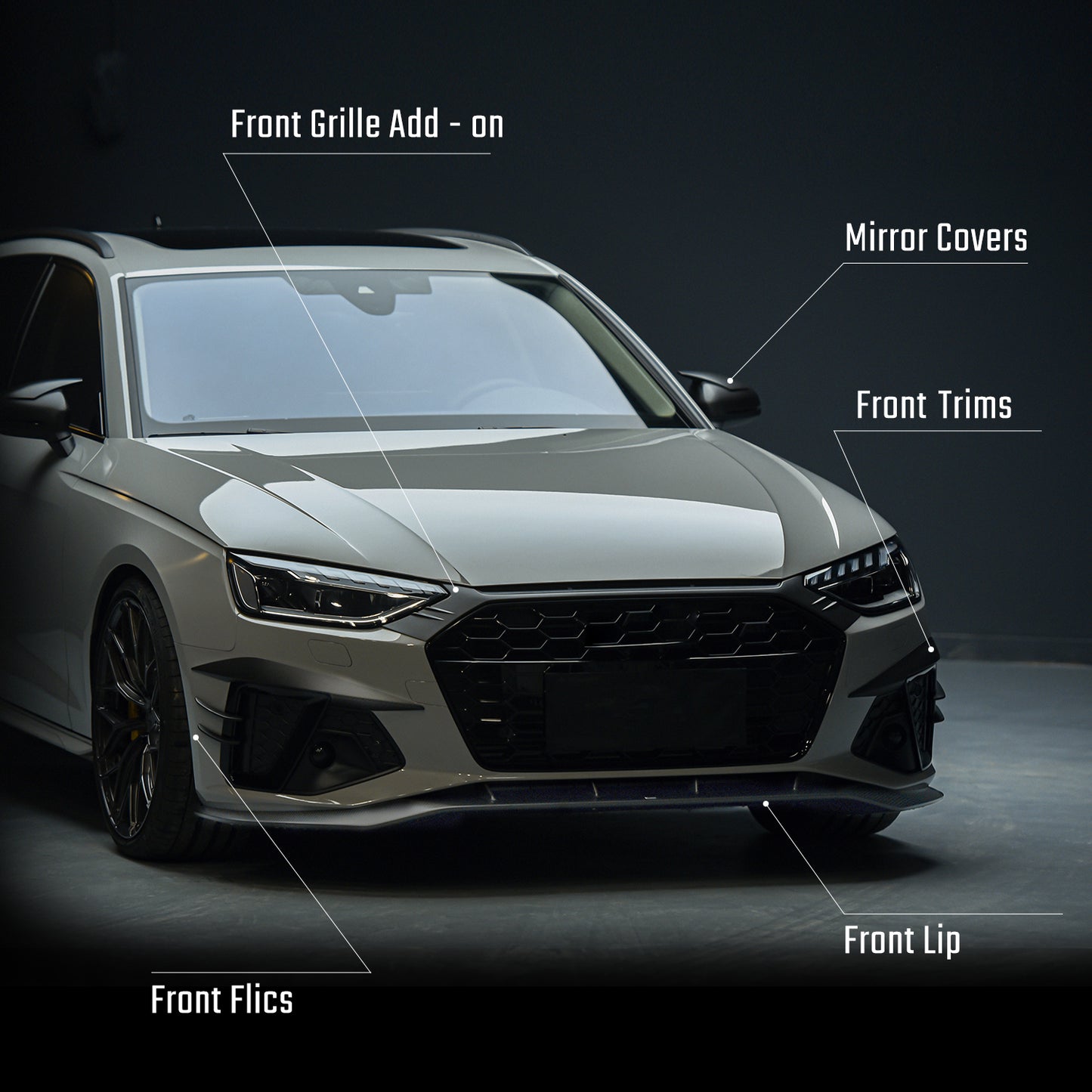 AERODYNAMICS BODYKIT UPGRADE FOR B9.5 AUDI A4/S4(incl.Avant)