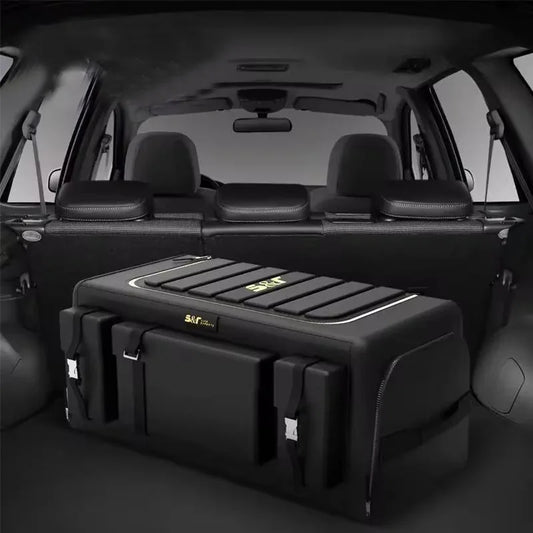 CAR TRUNK ORGANIZER WITH LID
