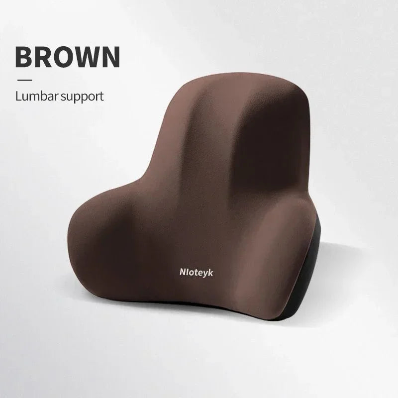 MEMORY FOAM CAR NECK & LUMBAR SUPPORT SET