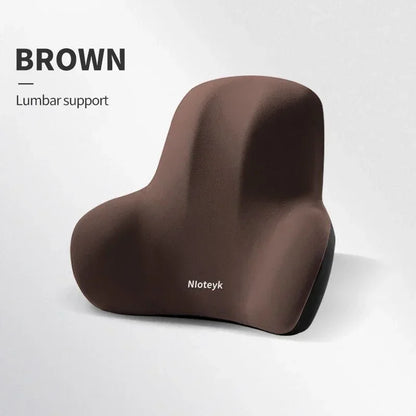 MEMORY FOAM CAR NECK & LUMBAR SUPPORT SET