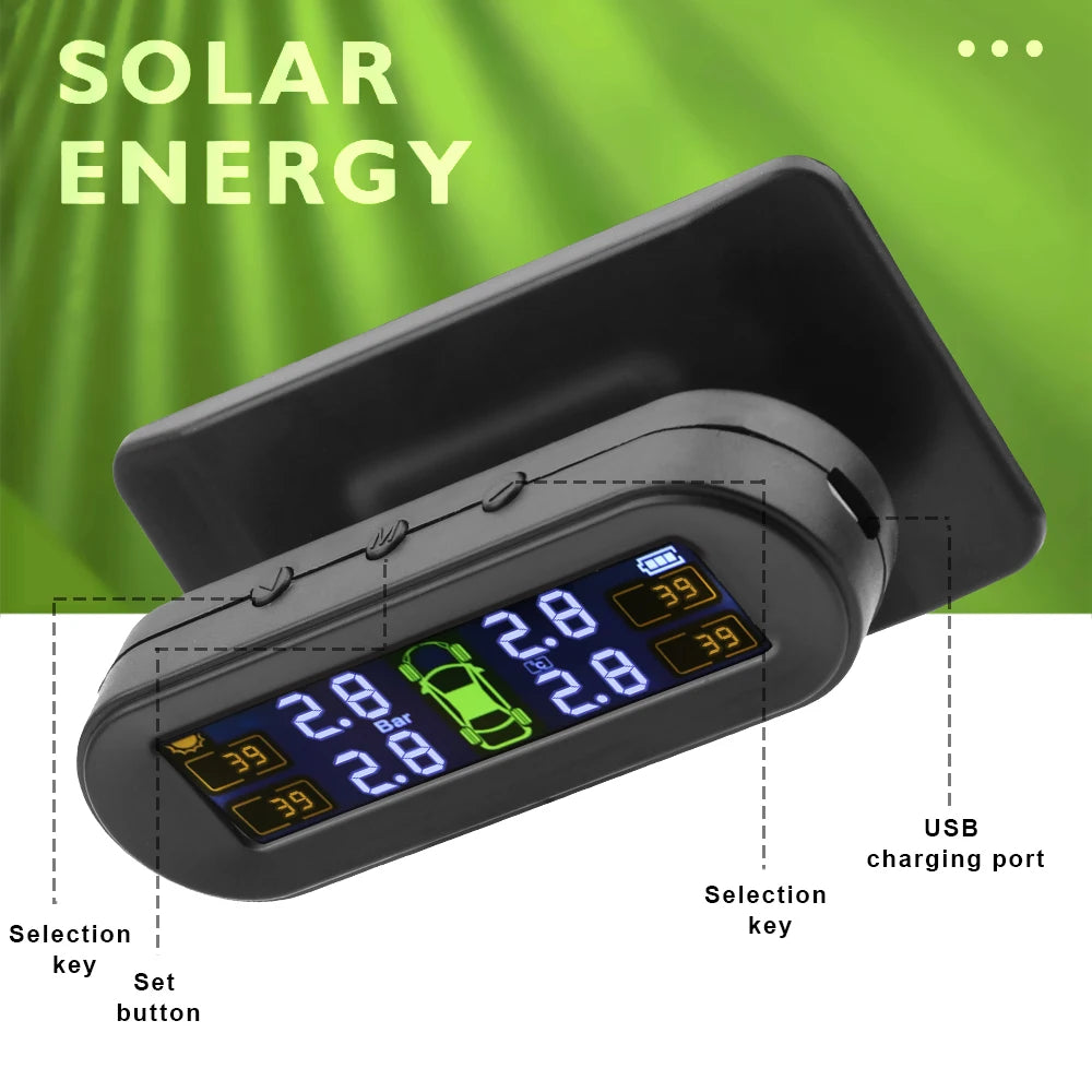CAR TIRE PRESSURE MONITORING SYSTEM (TPMS)