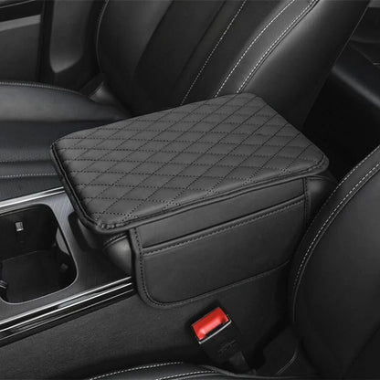 PREMIUM PU LEATHER CAR ARMREST ORGANIZER
