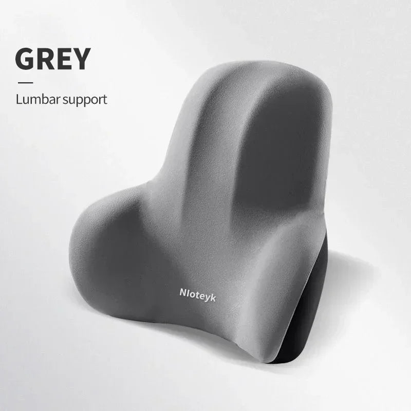 MEMORY FOAM CAR NECK & LUMBAR SUPPORT SET