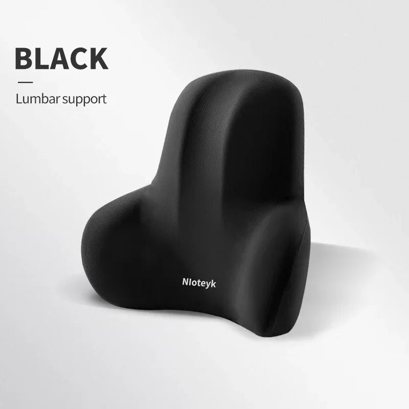 MEMORY FOAM CAR NECK & LUMBAR SUPPORT SET