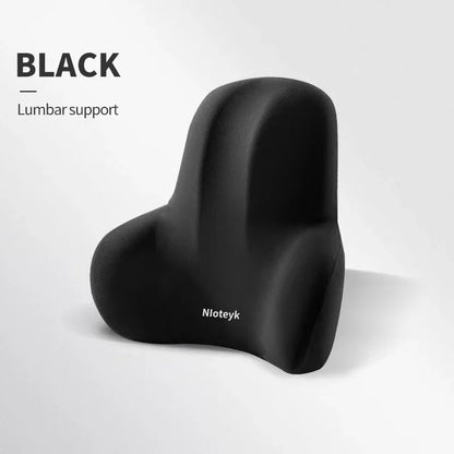MEMORY FOAM CAR NECK & LUMBAR SUPPORT SET
