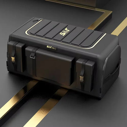 CAR TRUNK ORGANIZER WITH LID